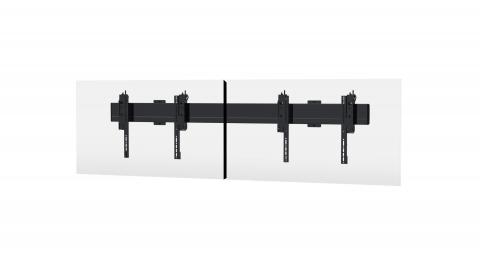 2x1 Wall-Mounted Symmetry Menu Board Video Wall Mount for Displays up to 55”