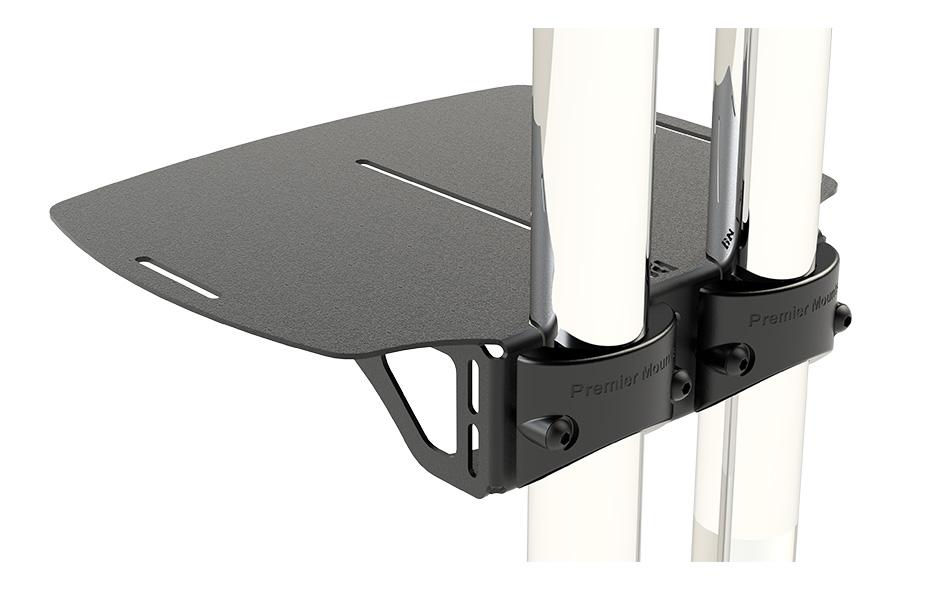 7170-1004-00 Pole mounted shelf for dual pole carts and stands